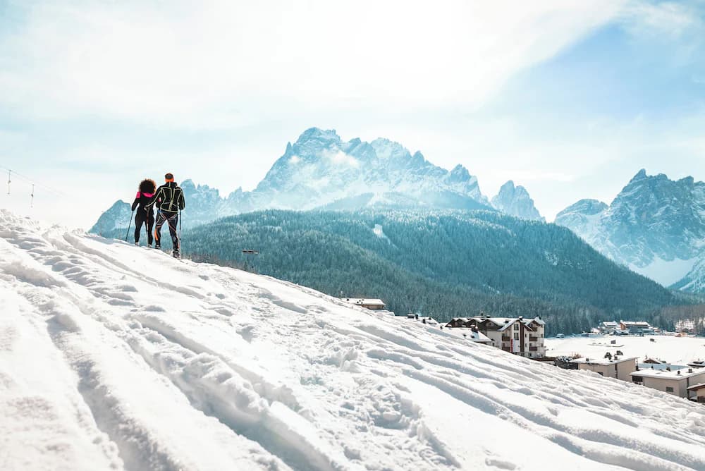Snowshoeing