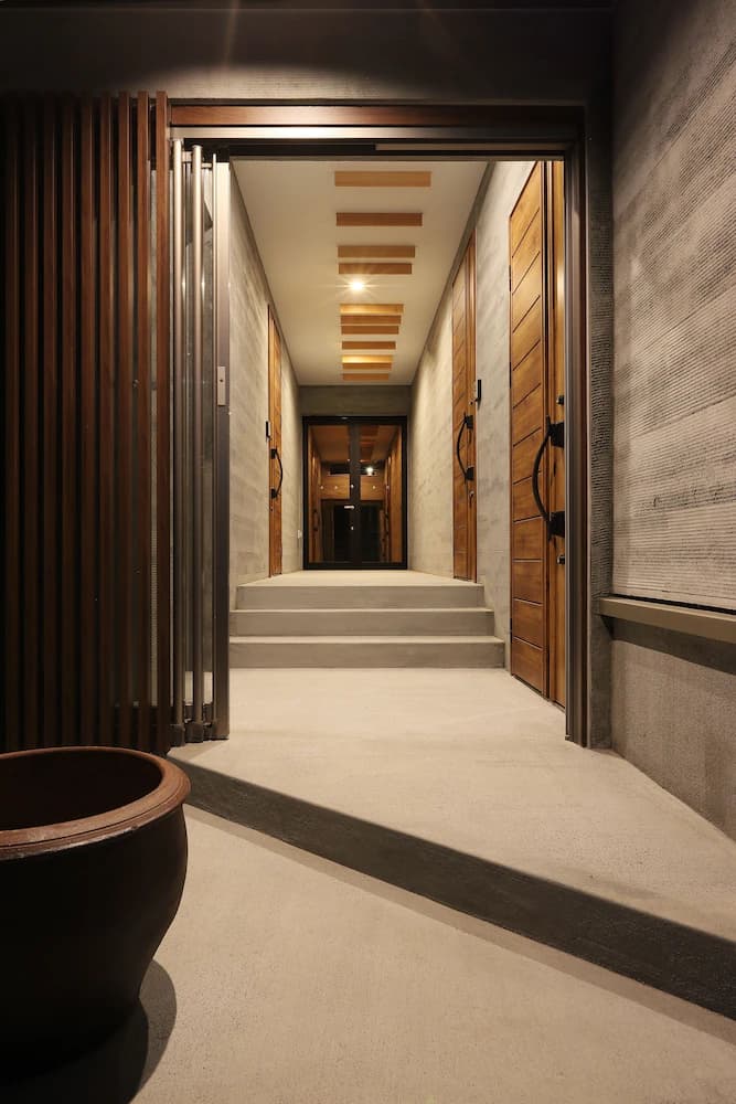Interior entrance