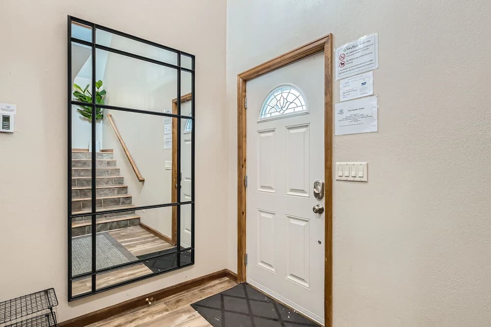 Interior entrance