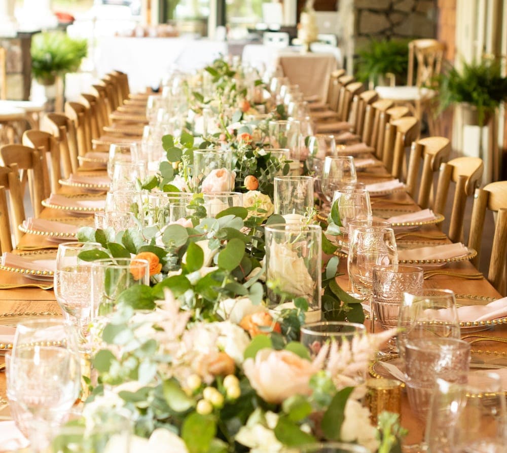 Indoor wedding