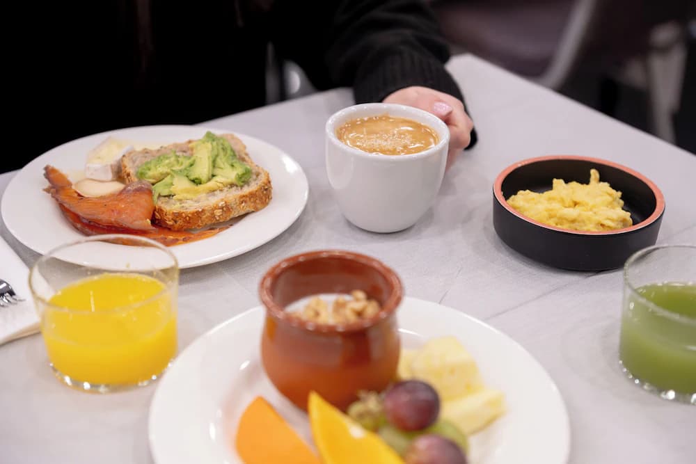 Breakfast buffet