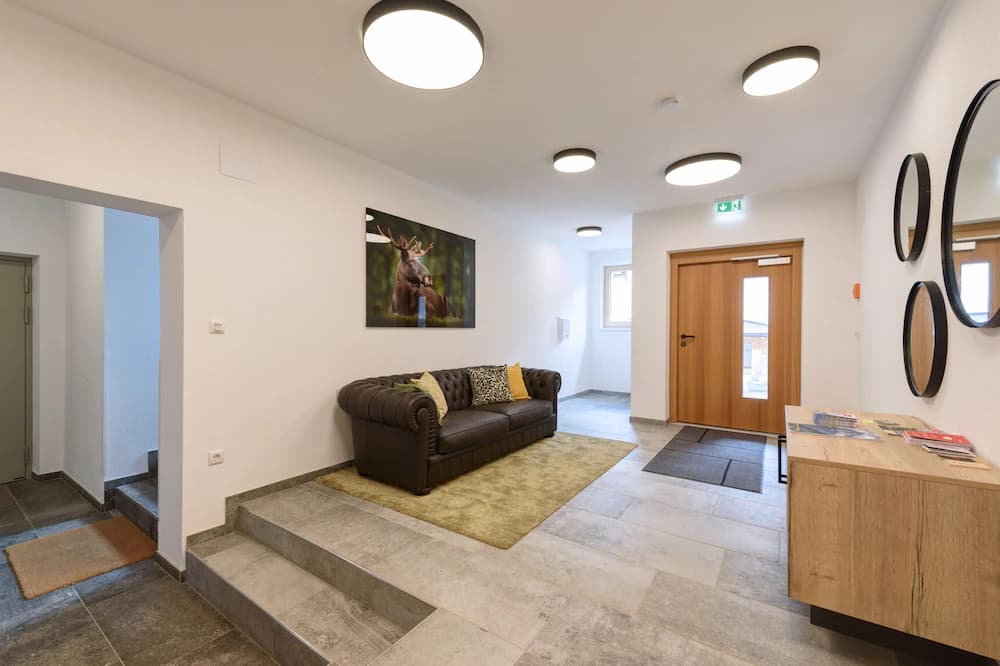 Interior entrance