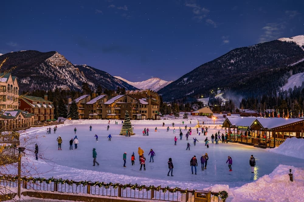 Ice skating