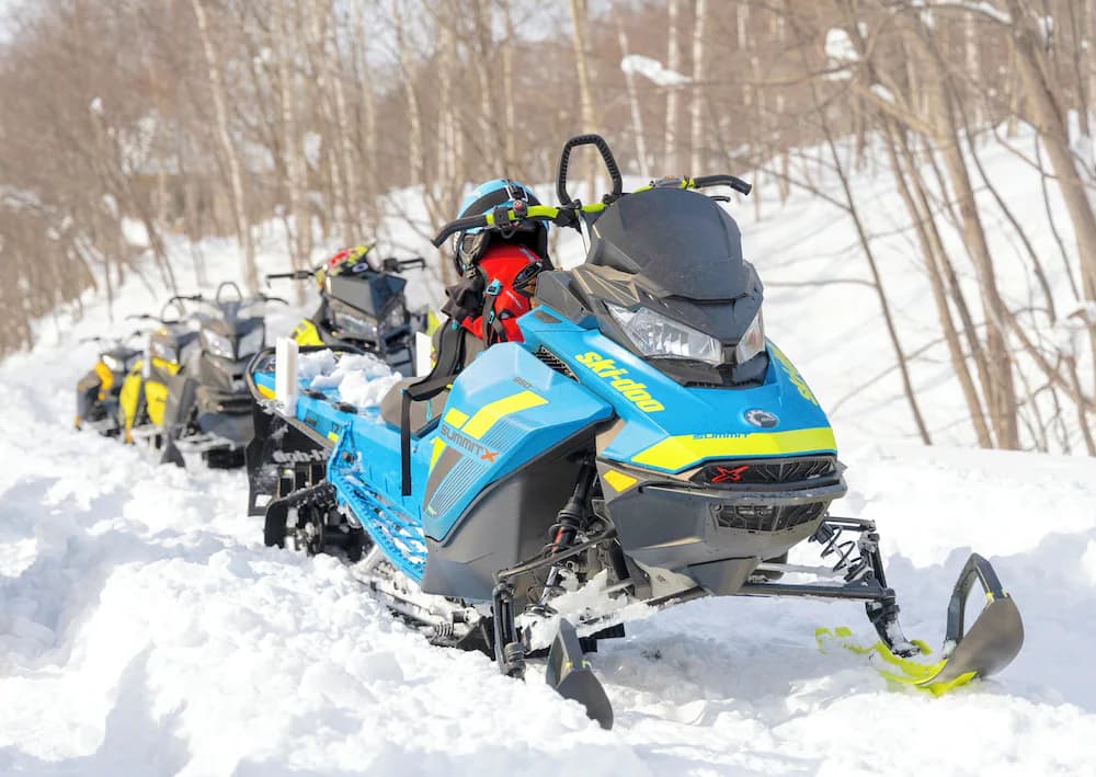 Snowmobiling